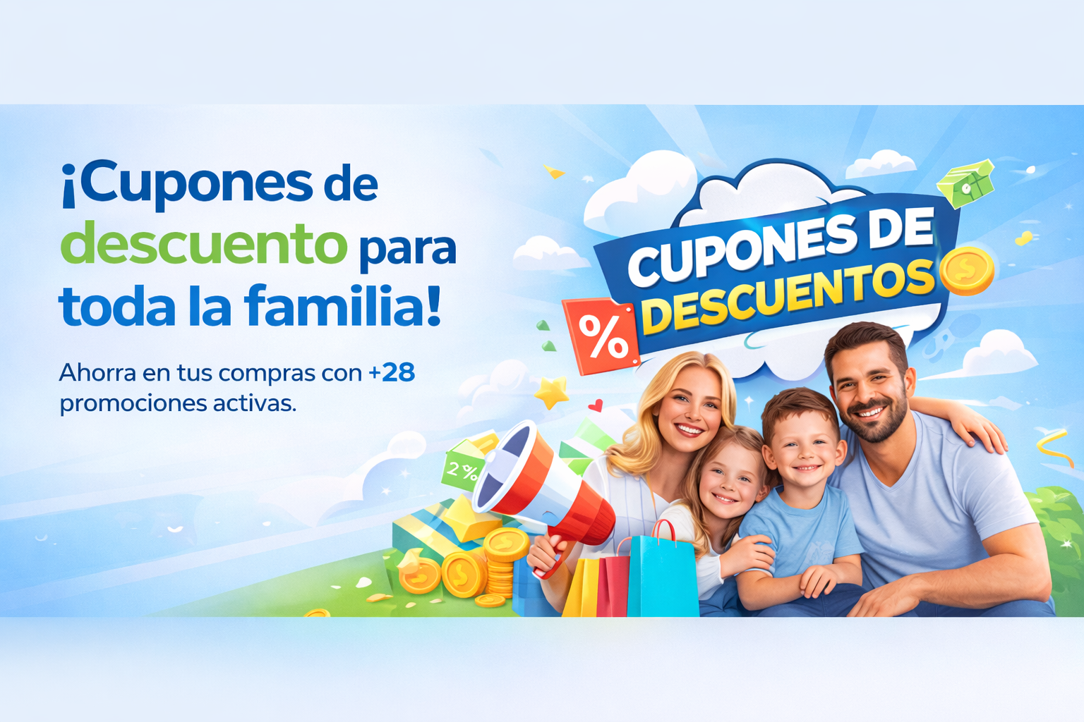 Cupones de descuento para toda la familia en XUPER.